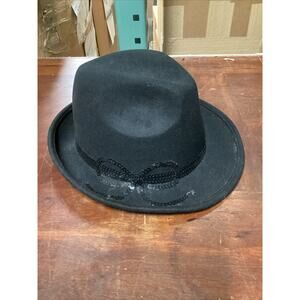 Vintage Women’s Black Sequin Hat